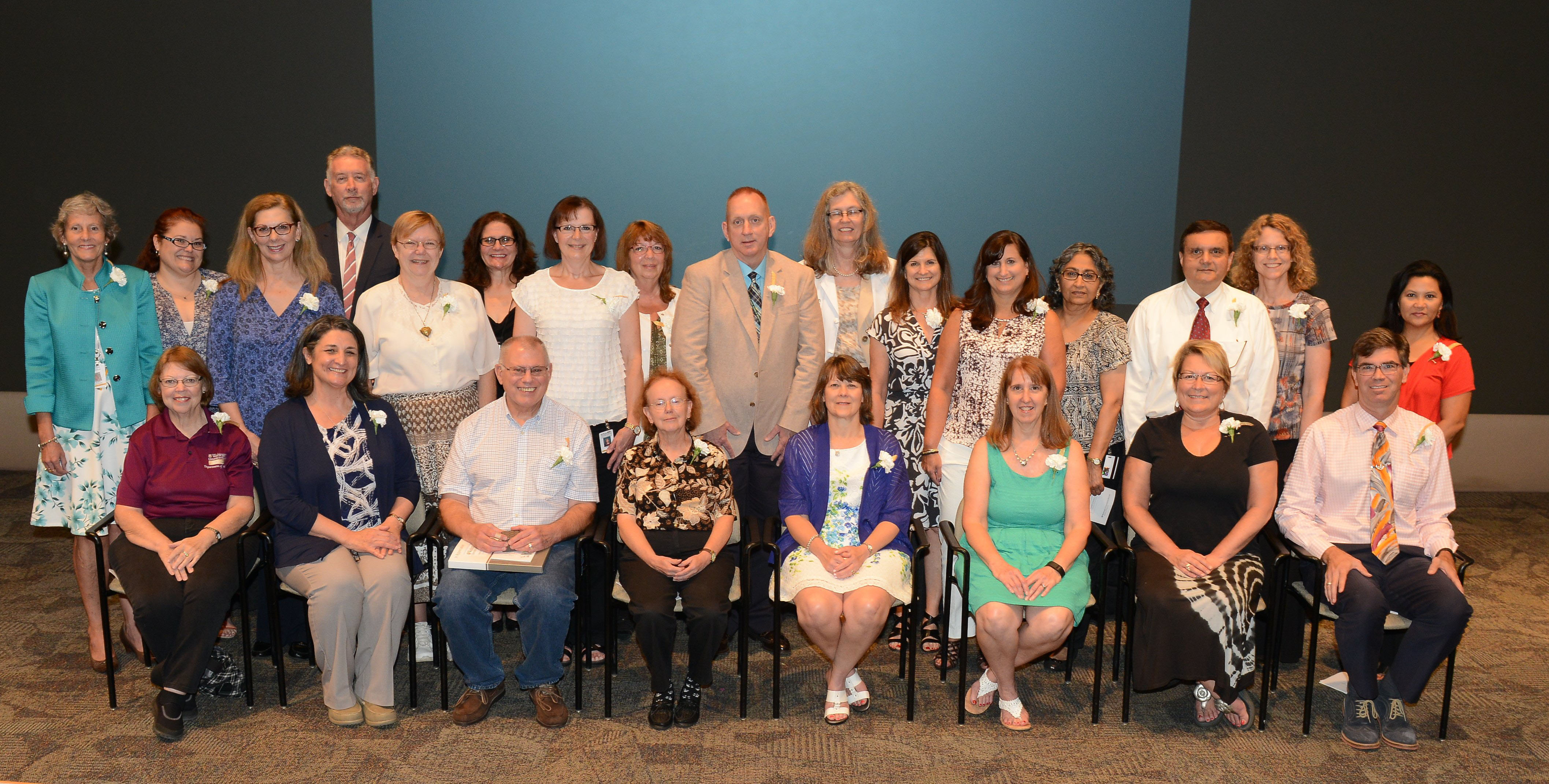 2016 Department of Medicine Length of Service Awards Ceremony celebrating 20-45 years