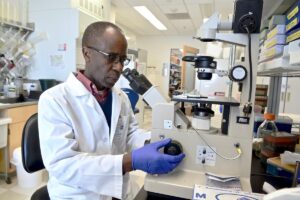 Gabriel Mbalaviele, PhD, Featured in The St. Louis American